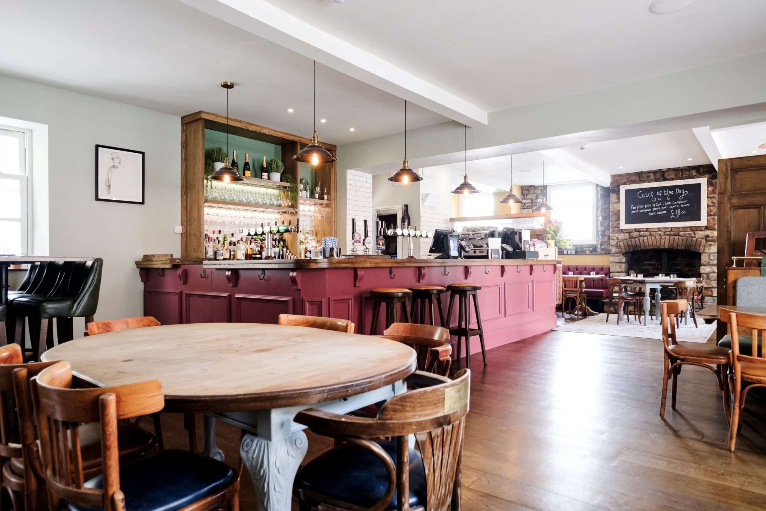 M2M Joinery — commercial pub bar interior fit-out