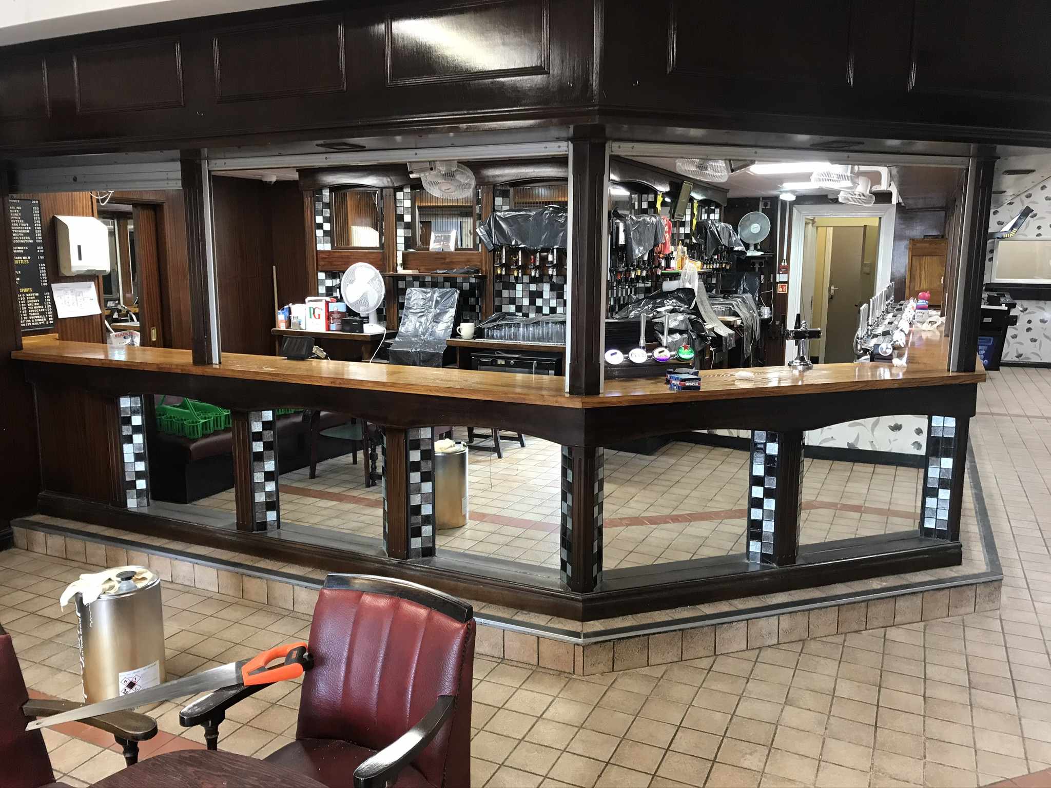 M2M Joinery — traditional bar and counter installation