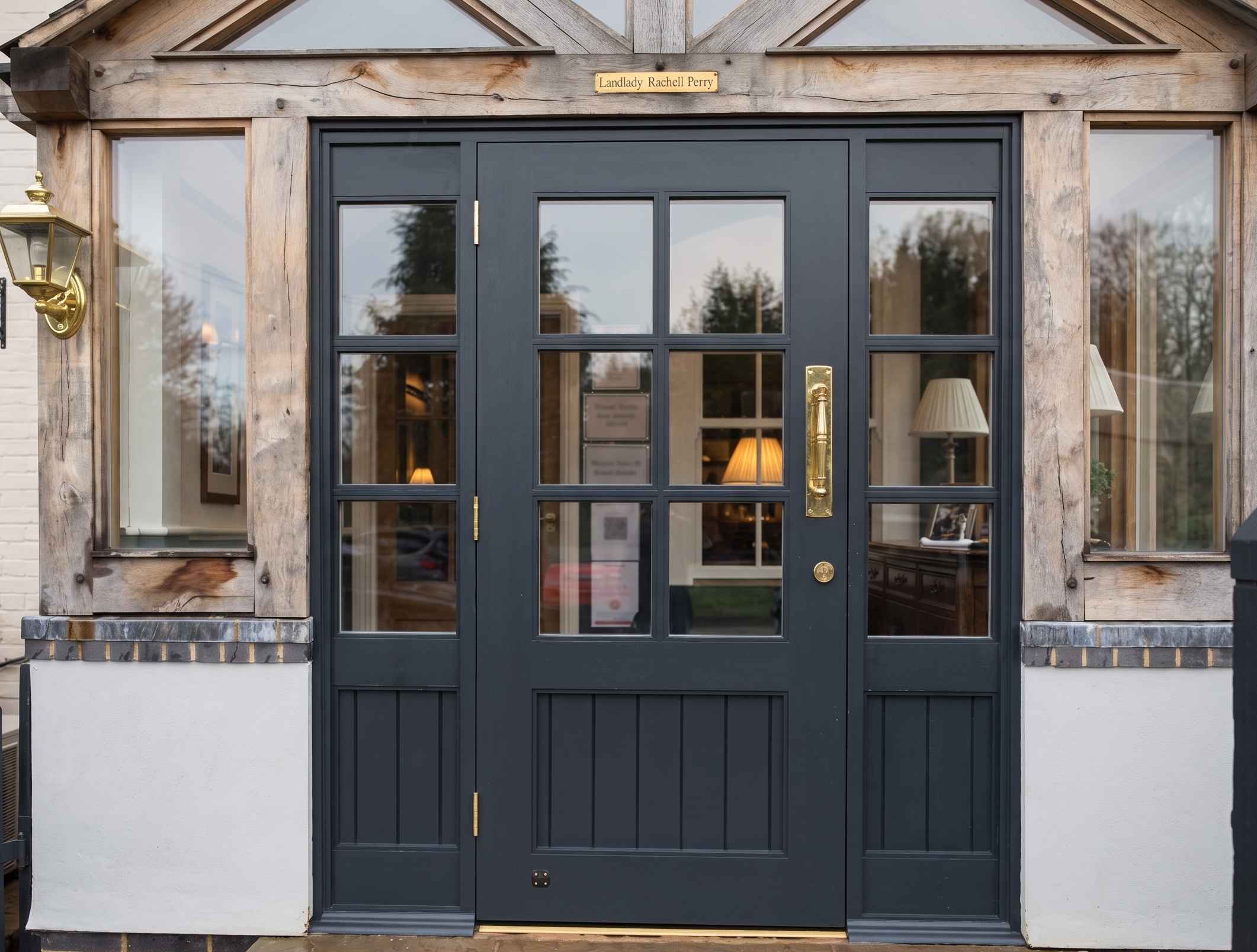 Bespoke statement entranceway and structural timber porch