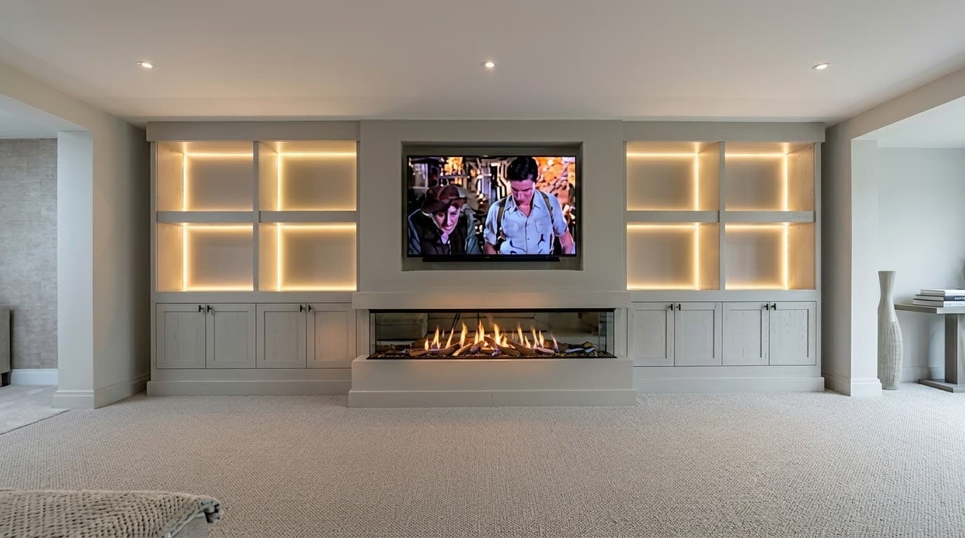 M2M Joinery — bespoke media bar